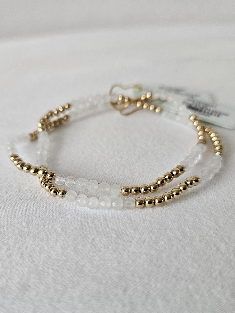 2 Blissful 2.5mm Moonstone Bracelets